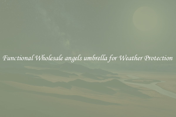 Functional Wholesale angels umbrella for Weather Protection 