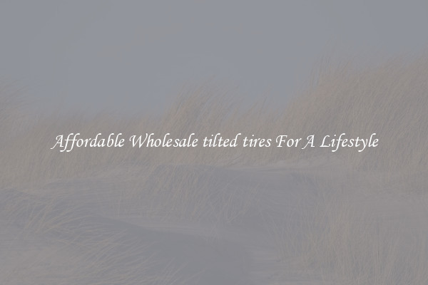Affordable Wholesale tilted tires For A Lifestyle