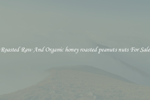 Roasted Raw And Organic honey roasted peanuts nuts For Sale